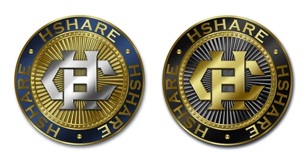 Criptomoneda HSHARE moneda — Foto de Stock