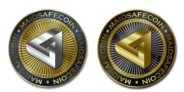 Cryptocurrency Maidsafecoin 동전 — 스톡 사진