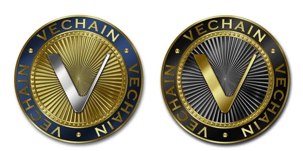 Criptomoeda moeda VECHAIN — Fotografia de Stock