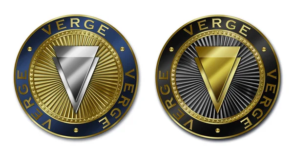 Criptomoneda moneda VERGE — Foto de Stock