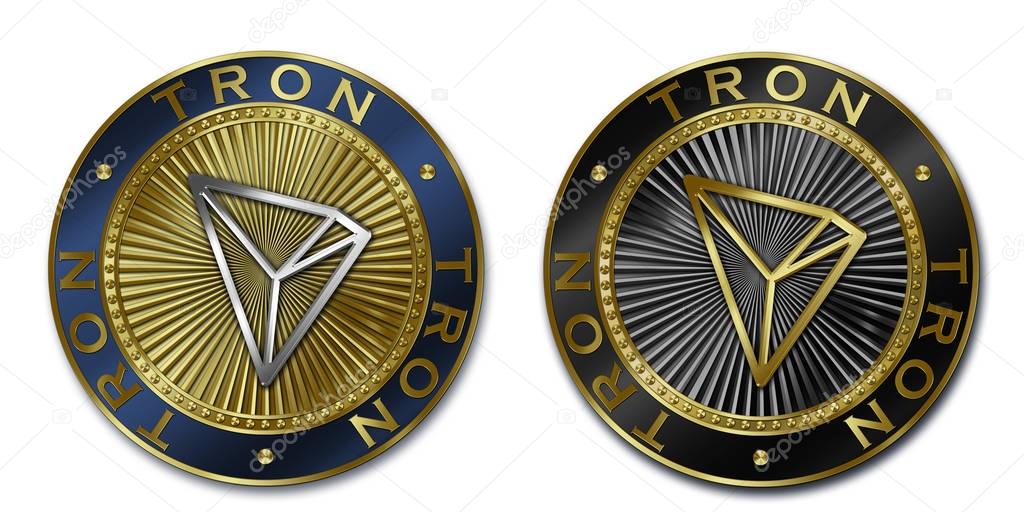 Cryptocurrency TRON coin