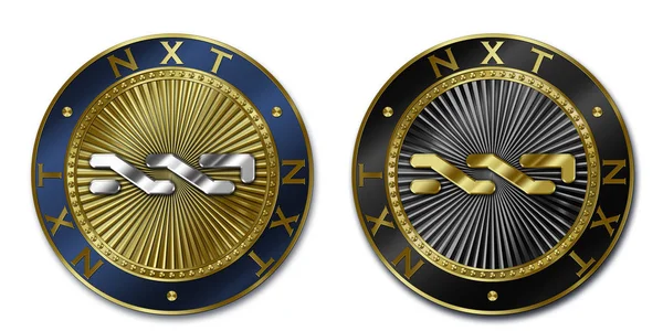 Criptomoneda moneda NXT — Foto de Stock