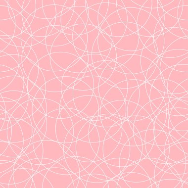 Doodle hafif pembe seamless modeli. Bir ya da iki ton elde edilebilir, vektör. 