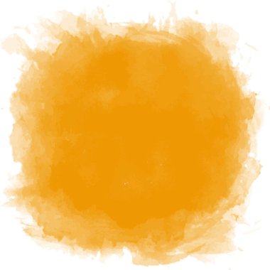 Turuncu suluboya zemin. Vektör.