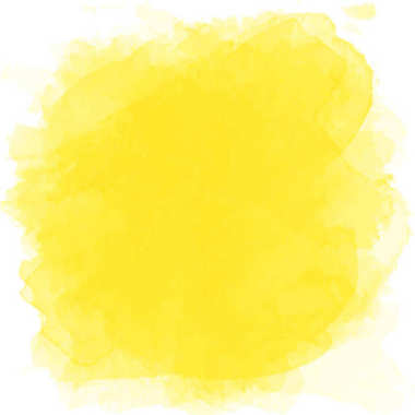 Sarı suluboya kare zemin. Vektör.