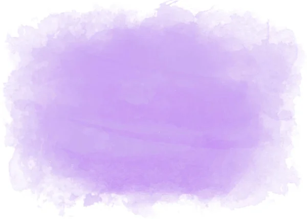 Fondo Acuarela Horizontal Lavanda Con Bordes Transparentes Vector — Archivo Imágenes Vectoriales