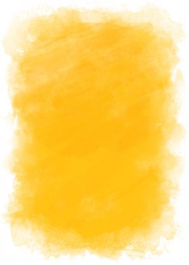 Koyu sarı dikey suluboya zemin saydam kenarlar ile. Vektör.