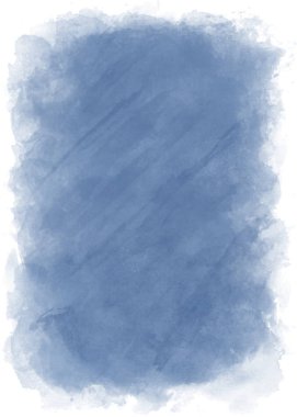 Koyu mavi dikey suluboya zemin saydam kenarlar ile. Vektör.