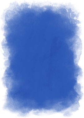 Parlak mavi dikey suluboya zemin saydam kenarlar ile. Vektör.