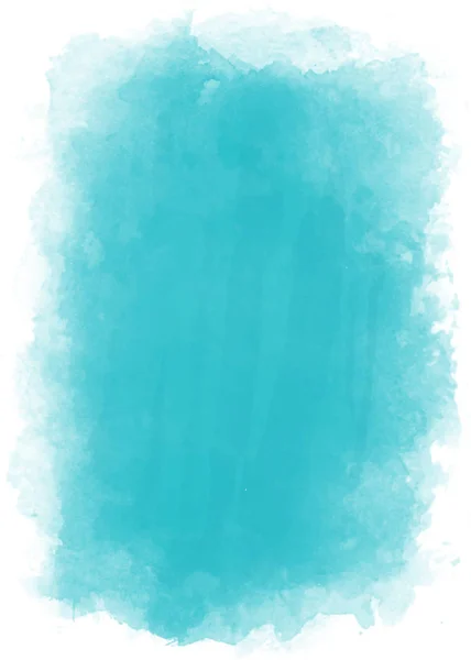 Hellblauer Vertikaler Aquarell Hintergrund Mit Transparenten Kanten Vektor — Stockvektor