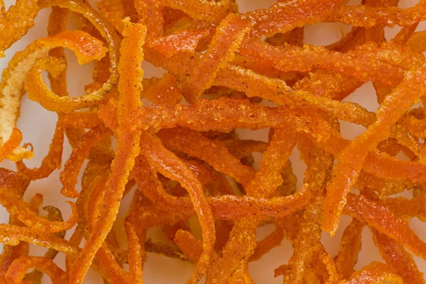 Kanderade apelsinskal — Stockfoto