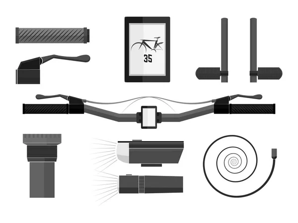 düz grafik Bisiklet vektör