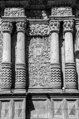 Arequipa, Iglesia dela compagina, kilise şirket, açık ayrıntıları, Peru