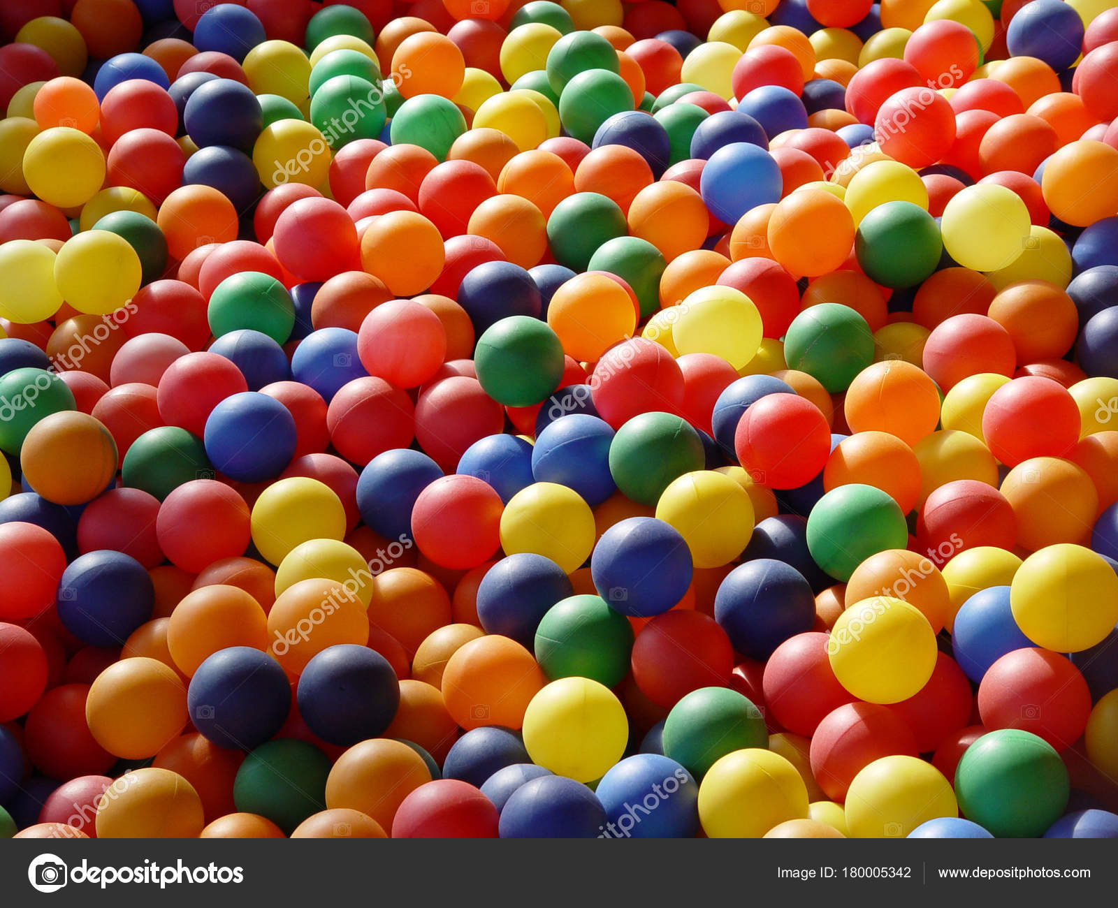 multicolor plastic balls
