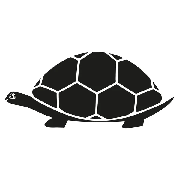 Tortuga negra icono — Archivo Imágenes Vectoriales