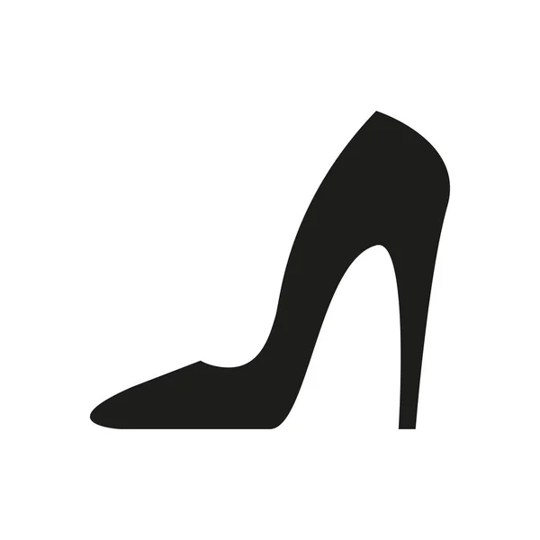 Heel black icon — Stock Vector