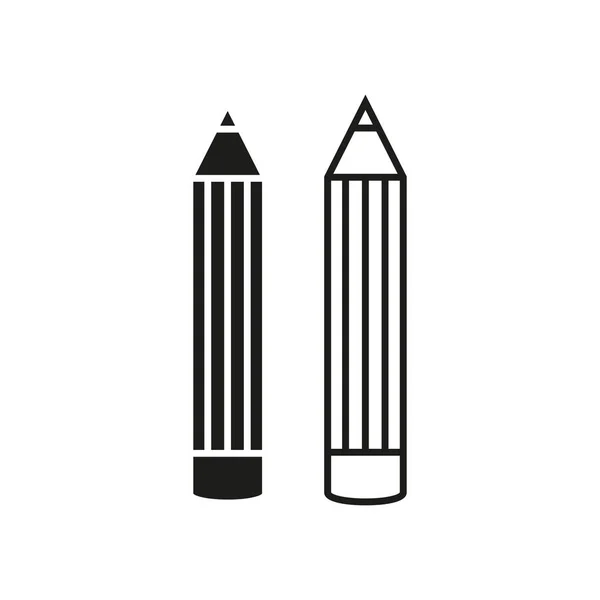 Иконки для карандашей — стоковый вектор