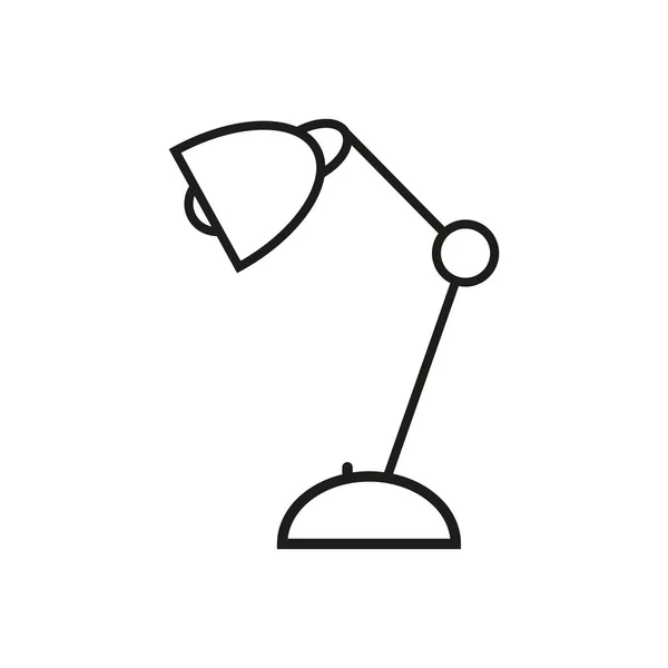 Lámpara para la escuela icono — Archivo Imágenes Vectoriales