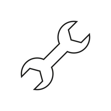 Çift Kişilik İngiliz anahtarı simgesini