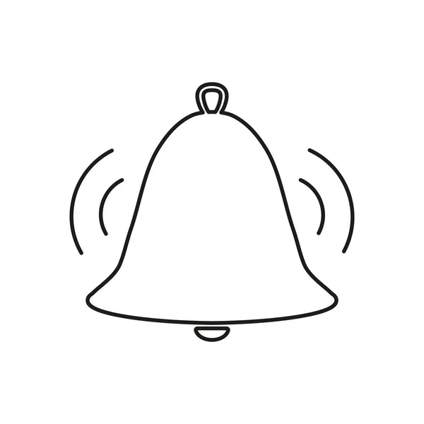 Bell icono de voz — Vector de stock