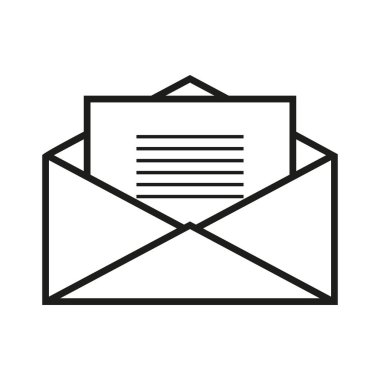 Harf simgesi olan zarf