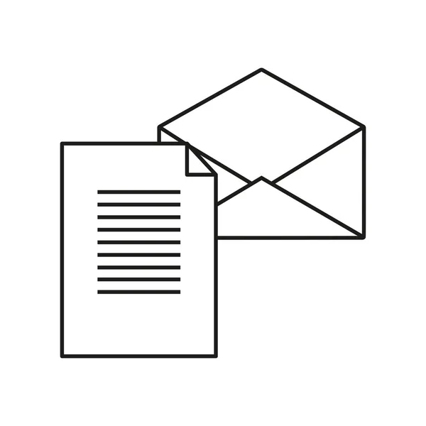 Νέα επιστολή εικονίδιο φακέλου — Διανυσματικό Αρχείο