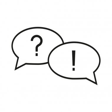 soru ve cevap simgesi