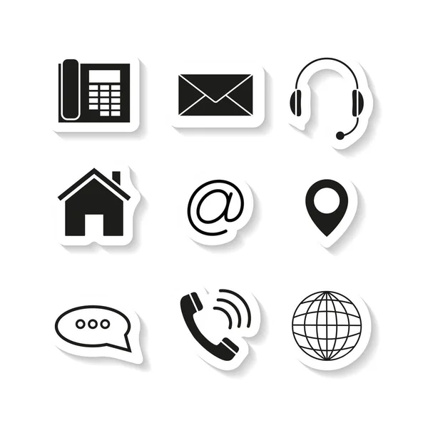 Kişiler etiket Icons set