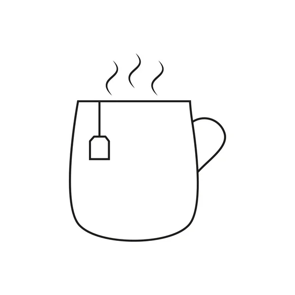 Коп чайной иконы — стоковый вектор
