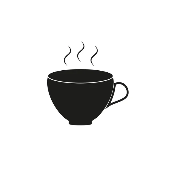 Чашка чёрного кофе — стоковый вектор