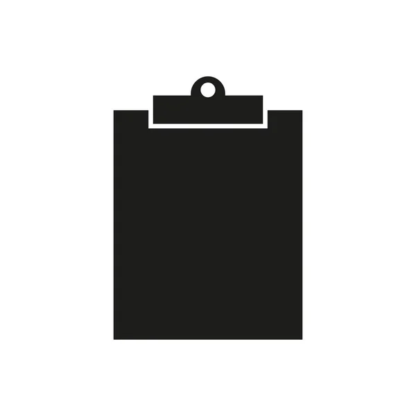 Clipe ícone de trabalho placa preta — Vetor de Stock