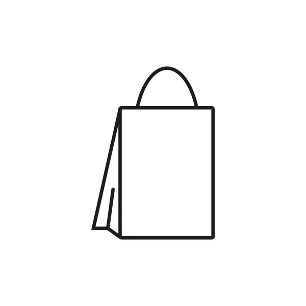 Väska för shop-ikonen — Stock vektor