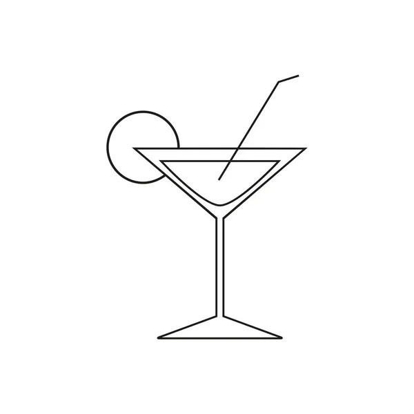 Cocktail online pictogrammen — Stockvector