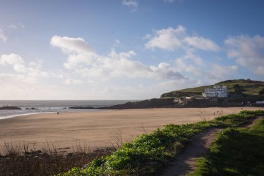 Winters gün adada Burgh