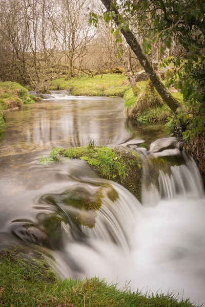 Pequeñas cataratas Dartmoor — Foto de Stock