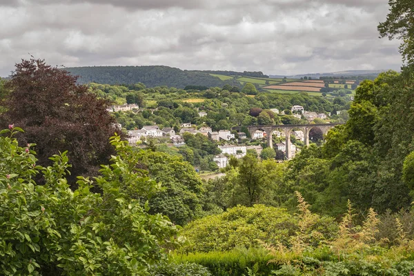 Escena Del Pueblo Suroeste Inglaterra — Foto de Stock