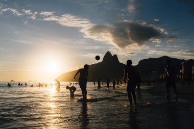Keepy Uppy Ipanema Plajı, Rio de Janeiro, Brezilya
