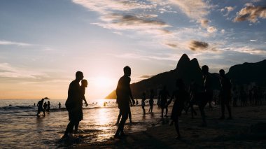 Keepy Uppy Ipanema Plajı, Rio de Janeiro, Brezilya