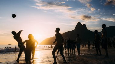 Keepy Uppy Ipanema Plajı, Rio de Janeiro, Brezilya