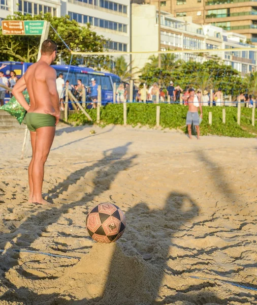  Futevolei, Ipanema, Rio de Janeiro, Brezilya sahilinde