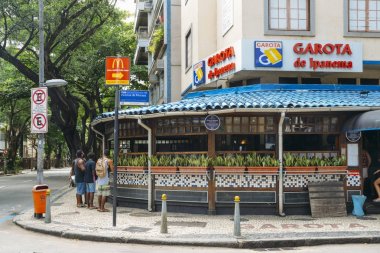 Ipanema 'daki Garota de Ipanema Bar, Rio de Janeiro, Brezilya