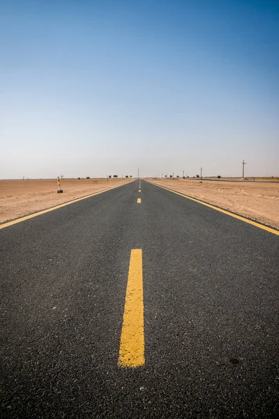 Al Qudra ścieżka rowerowa w pobliżu Dubai, Zjednoczone Emiraty Arabskie, Bliski Wschód — Zdjęcie stockowe