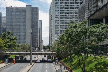 Avenida Republica do Chile in Downtown Rio de Janeiro