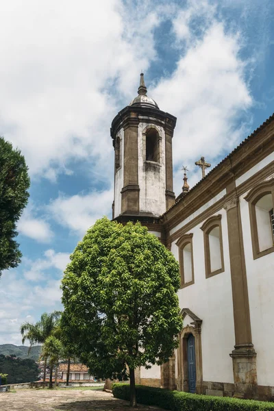 Iglesia histórica en Ouro Preto, Minas Gerais, Brasil — Foto de Stock