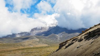 Chimborazo, şu anda etkin olmayan bir değişken bir Stratovolkan Cordillera Ekvador Andes içinde