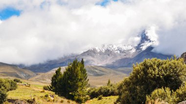 Chimborazo, şu anda etkin olmayan bir değişken bir Stratovolkan Cordillera Ekvador Andes içinde