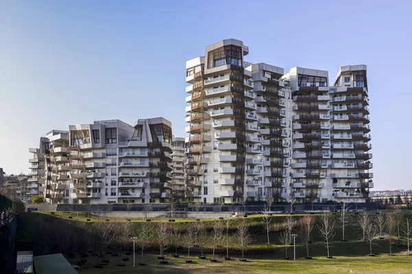 CityLife, Libeskind residências do arquitecto Daniel Libeskind — Fotografia de Stock