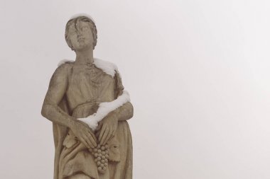 Milan, Lombardiya, İtalya, heykel ve Çeşme Giulio Cesare Meydanı ' nda yakın: yeni Citylife alan.