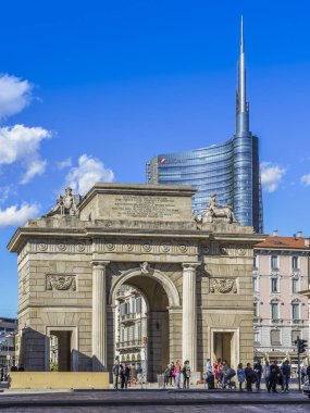 Corso Garibaldi, yayalar Milan tarihi merkezinde