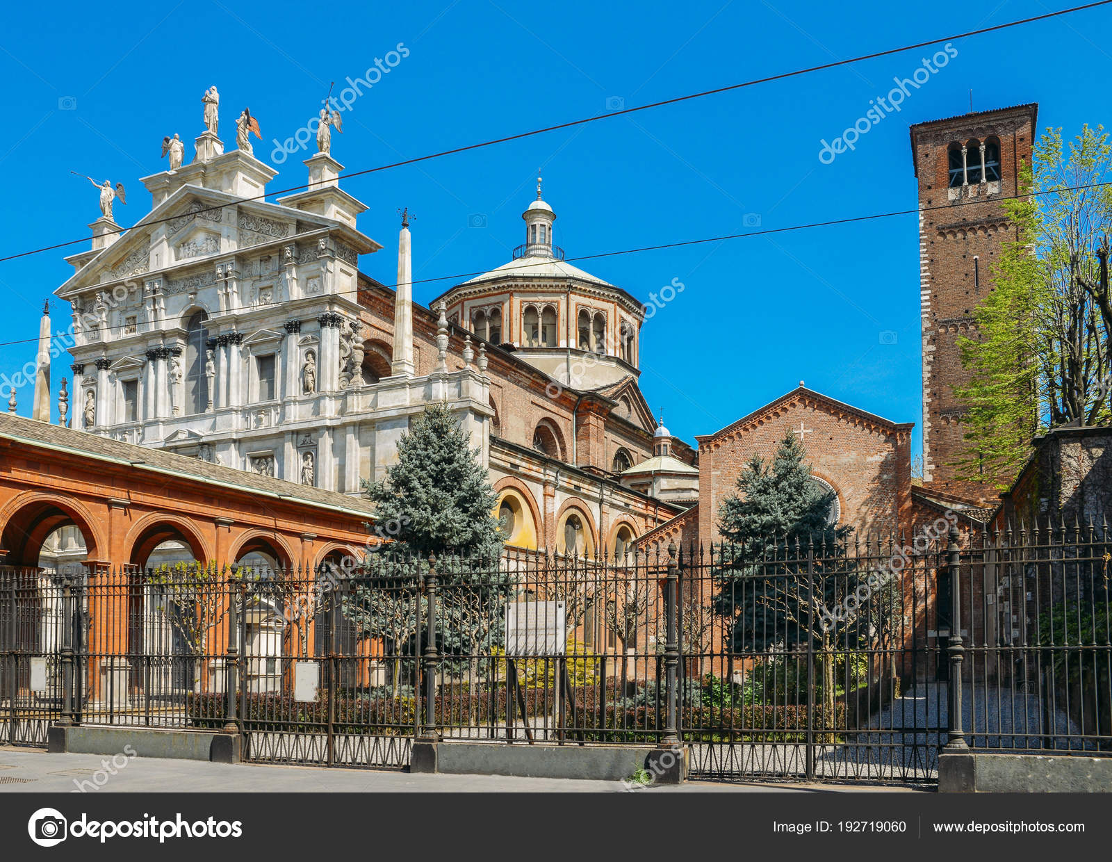 Basilica Di San Celso In Milan Italy Stock Photo C Brasilnut